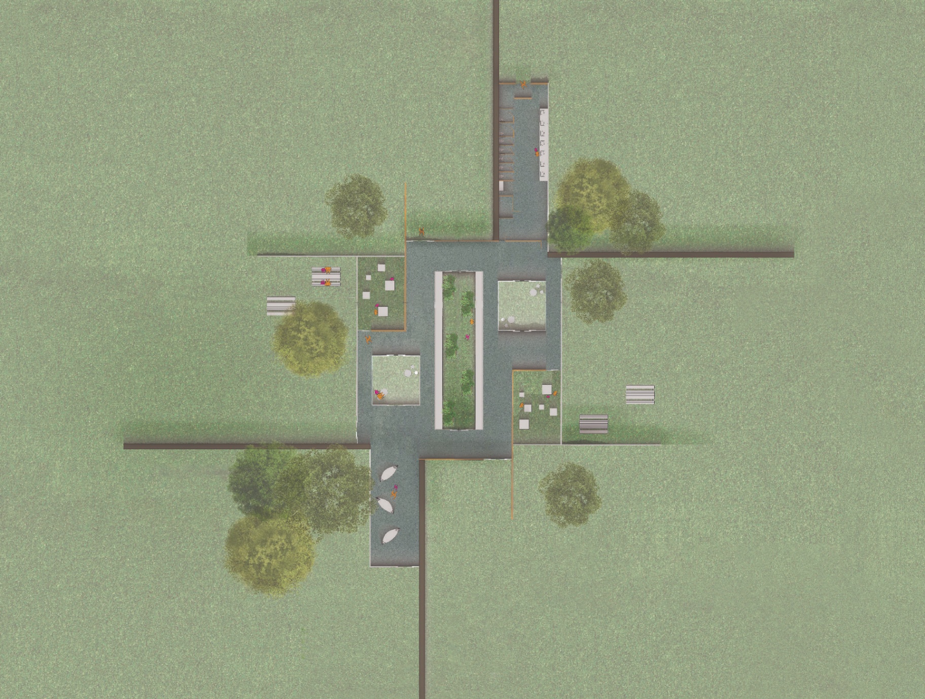 Site plan of the Aroma Museum